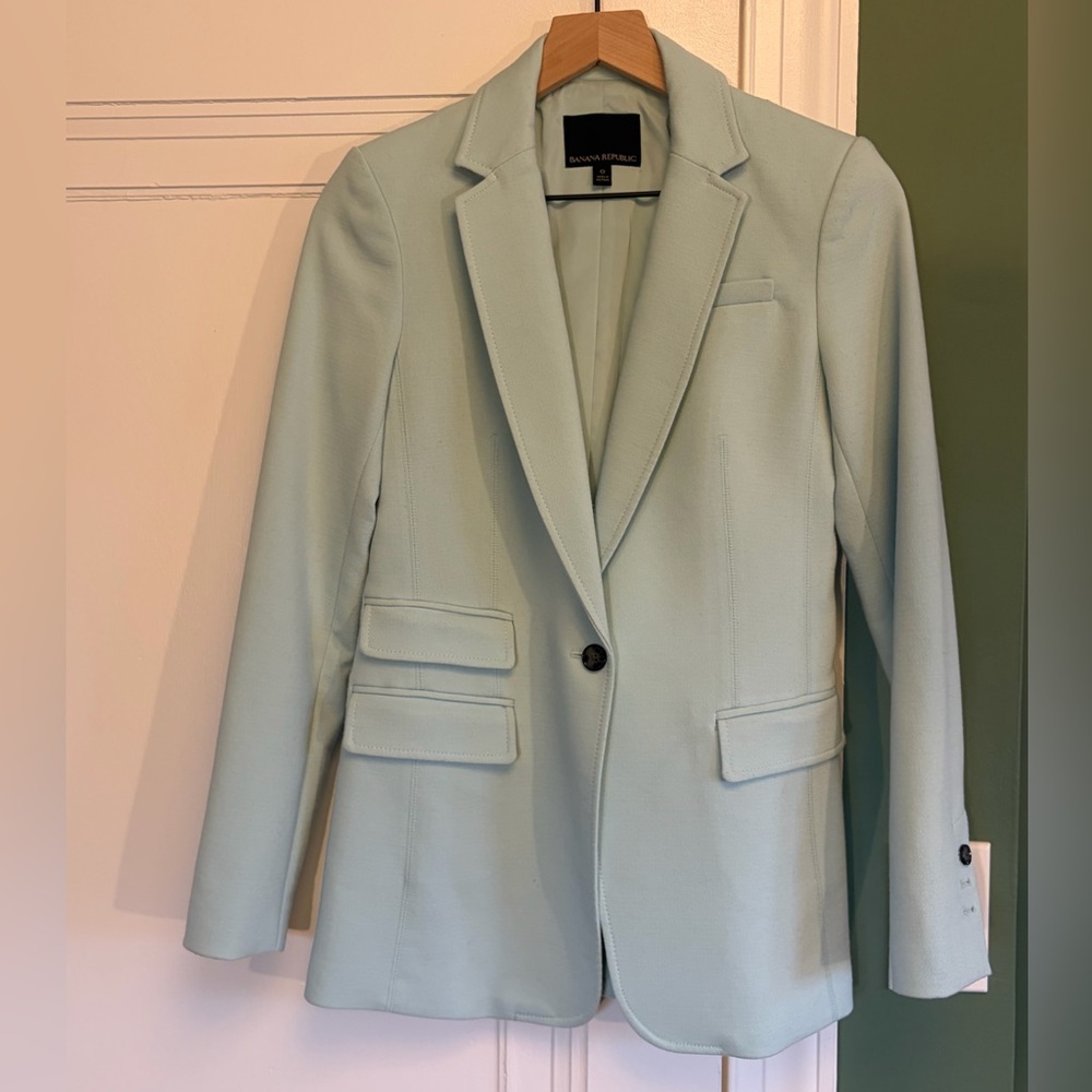 Banana Republic Long Line Blazer Sz 0